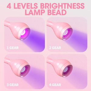 Lampe UV LED portable professionnelle pour séchage des ongles, avec pince de fixation flexible USB pour bureau - Product Image 3