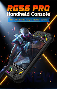 Nouvelle <span class=keywords><strong>console</strong></span> de jeu portable rétro RG56Pro, écran IPS de 5,5 pouces, stockage de 128 Go, batterie de 6000 mAh, résolution 720x1280, jeux - Product Image 4