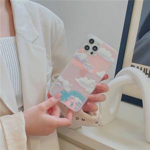 Per <span class=keywords><strong>iPhone</strong></span> <span class=keywords><strong>13</strong></span> Pro Max custodia per telefono Laser con nuvole trasparenti per <span class=keywords><strong>iPhone</strong></span> 12 11 Pro X XR XS Max SE2020 7 8 Plus Cover posteriore antiurto - Product Image 6