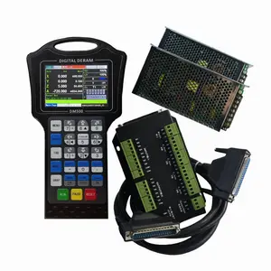 3/4 Axis Dsp Control System CNC Motion Controller Kit For Woodworking Machinery With Switching Power Supply 100W 24VDC