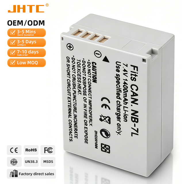 NB-7L Rechargeable Battery Pack for PowerShot G10/G11/G12/SX30IS Digital Camera-in Stock