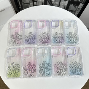 Prix direct usine – Magnifique motif floral – Coque antichoc en TPU+PC époxy pour HONOR CHOICE <span class=keywords><strong>T10</strong></span> 600 Smart 5G 600 <span class=keywords><strong>PRO</strong></span> X8D - Product Image 6