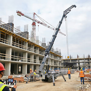 รถเครนแมงมุม RST L-235 ขนาด 3 ตัน พร้อม Fly <span class=keywords><strong>Jib</strong></span> Knuckle Boom Lift รองรับน้ำหนัก 5 ตัน 8 ตัน 12 ตัน รถเครนแมงมุมไฟฟ้าขนาดเล็กแบบลากจูง พร้อมตะกร้าบรรทุกคน - Product Image 2