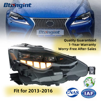 Feux de croisement LED Accessoires de voiture Convient aux systèmes d'éclairage automobile 13-16 Lexus IS Ensemble de phares de voiture Feux LED de voiture
