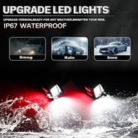 En stock aux États-Unis : Feux de plaque d'immatriculation LED de courtoisie en forme de U pour Ford F-100 F-150 F-250 F-350, Lot de 2 lampes d'assemblage pour plaque d'immatriculation