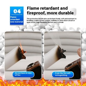 Fabricant Fourniture Étanche RVV 5.6 Noyaux Norme Nationale Cuivre Noyau Câble Électrique pour Extérieur - Product Image 3