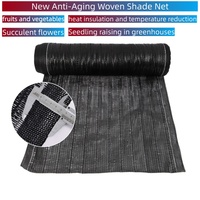 Jaring Peneduh Pertanian Baru 100% HDPE Tenun Datar Anti UV