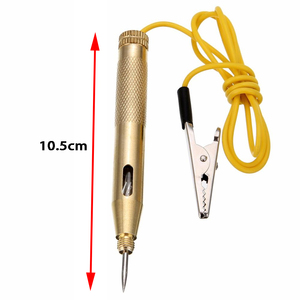 Đèn Kiểm Tra Mạch Đèn Ô Tô Tự Động Bút Kiểm Tra Điện Áp DC 6V 12V 24V Bằng Đồng Máy Dò Đầu Dò Đèn Kiểm Tra Hệ Thống Đèn Đầu Dò Bán Chạy - Product Image 4