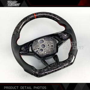 Volante de Fibra de Carbono Forjado Personalizado para <span class=keywords><strong>Skoda</strong></span> Superb, <span class=keywords><strong>Octavia</strong></span> RS, Rapid, Kamiq, Enyaq, Scala Spaceback, Fabia - Product Image 3