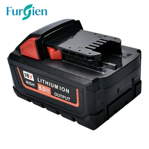 Batería de Alta Capacidad de 6 Ah y 18 V para <span class=keywords><strong>Milwaukee</strong></span>, 500 Ciclos, para Herramientas <span class=keywords><strong>Milwaukee</strong></span>, Kit Combinado de <span class=keywords><strong>Taladro</strong></span> Inalámbrico - Product Image 1