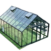Serre agricole à simple travée en acier galvanisé à chaud avec film transparent 150/200 microns, vente en gros directe usine Chine
