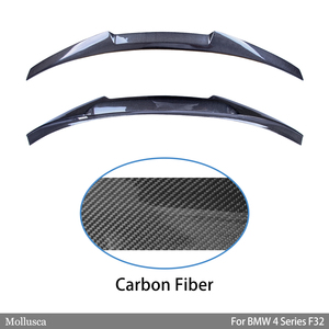 For 4 Series F32 Coupe M4 Style Carbon Fiber <b>Rear</b> <b>Spoiler</b> Trunk Wing 2013-2019 - Product Image 2