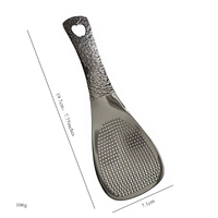 Cuillère à riz en acier inoxydable 304, spatule à riz pour cuiseur à riz, cuillère à riz pour purée de pommes de terre et salades