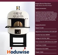 Four à pizza napolitain HODUWSIE, usage commercial et industriel, modèle de table, température pouvant atteindre 600°C ℃   Pour les pizzerias, directement du fabricant
