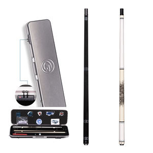 Taco <span class=keywords><strong>de</strong></span> Billar Lankou XQC-01 <span class=keywords><strong>de</strong></span> 1/2 con Unión Central Dividida, Taco <span class=keywords><strong>de</strong></span> Billar <span class=keywords><strong>de</strong></span> Madera <span class=keywords><strong>de</strong></span> Arce Resistente con Unión <span class=keywords><strong>de</strong></span> Aleación <span class=keywords><strong>de</strong></span> Aluminio, 147 cm, 0.5 kg - Product Image 1