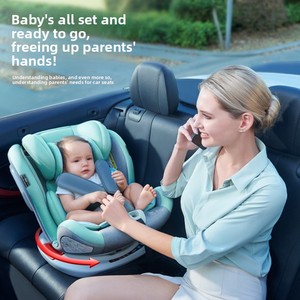 Asiento de Seguridad Universal para Bebés con Rotación de 360 Grados, Portátil y Fácil de Instalar para 0-12 Años, Permite Sentarse y Recostarse - Product Image 2
