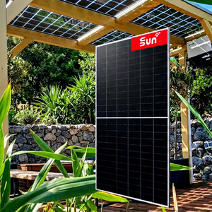 Panel Solar Bifacial SUNPLUS 585W PERC Tipo N, Celdas de 125 mm, 17.52% de Eficiencia, Soluciones de Energía Comercial, Almacén en EE. UU., Servicio Integral - Product Image 1