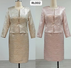 2022 High Quality 4XL Plus Size Women Jacquard Classy Church Suit for Elegant Ladies - Product Image 2
