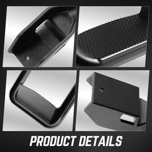 บันไดข้างอลูมิเนียมสำหรับรถออฟโรด สีดำ แบบวงแหวน กันลื่น สำหรับรถกระบะและรถ SUV อุปกรณ์เสริม 4x4 - Product Image 4