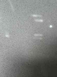 Comptoir de cuisine artificiel de conception moderne de dalle de pierre de quartz de série d'étincelle grise de haute qualité - Product Image 4