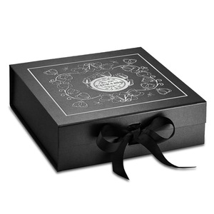 ฟอยล์คราฟท์หนา2มม. สีชมพูหรูหราเคลือบมันวาวเคลือบด้านลายนูนพับได้เครื่องประดับกล่องกระดาษยูวี - Product Image 1