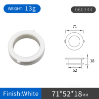 Passe-câble en caoutchouc silicone blanc personnalisé, résistant à la chaleur, pour couvrir les trous, quincaillerie pour meubles