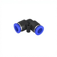 Raccord coudé pneumatique en plastique et cuivre à angle droit, à insertion rapide, pour cylindre, machine, tuyau d'air 4-16mm, garantie 1 an