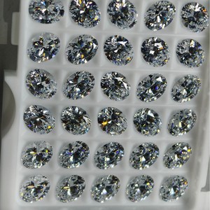 Oval Cut Zircon Cubic Zirconia Gemstone Clear White For Jewelry Making Synthetic Lab Created Loose Gemstones - Product Image 3