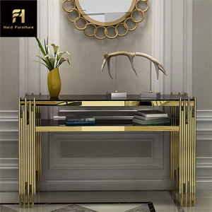 Table <span class=keywords><strong>de</strong></span> console rectangulaire <span class=keywords><strong>de</strong></span> style moderne pour hall <span class=keywords><strong>d</strong></span>'entrée, villa <span class=keywords><strong>de</strong></span> luxe, salon, base en acier inoxydable, table <span class=keywords><strong>de</strong></span> <span class=keywords><strong>d</strong></span>écoration <span class=keywords><strong>de</strong></span> <span class=keywords><strong>couloir</strong></span> - Product Image 2