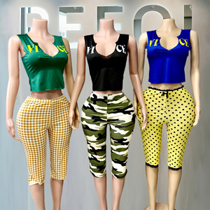 Ensemble deux pièces pour femmes PEEQI, mode été Y2K, débardeur à découpes, short à pois, streetwear pour femmes - Product Image 1