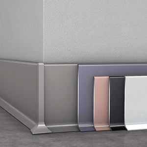 <strong>2026</strong> Hot Selling Industrial Polished Colorful Metal Skirting Board <strong>Aluminium</strong> Baseboard-Eco-Friendly Durable Free Sample - Product Image 6