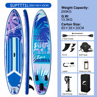 Planche de paddle surf TIDETREK 350*83*15cm, prix bas, haute qualité, Tabla De Padel Supboard Stand up Paddle Board sup Paddleboard