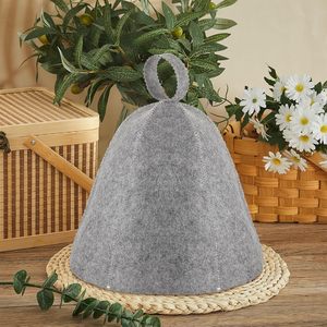 Chapeau de sauna en coton éponge de luxe, doux comme une serviette, avec logo personnalisé, écologique et lavable pour le nettoyage - Product Image 6