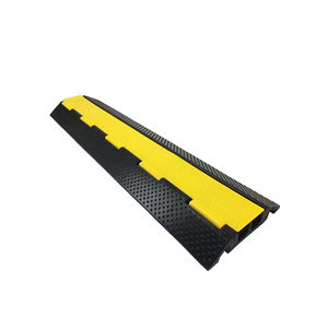 Drop <b>Over</b> 2 Channel Rubber Cable <b>Protector</b> Ramp - Product Image 1
