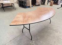 Table pliante en forme de serpent en bois, pour pique-nique en plein air, banquet ou mariage