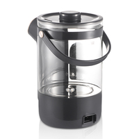 Bouilloire électrique en verre RAF, nouveau design, 800 W, 2,5 L, avec affichage de la température multi-réglable