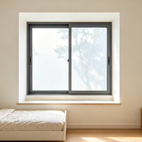 Ventana Corredera de Aluminio y Vidrio con Aislamiento Térmico, Sellada, Impermeable, Resistente a la Humedad y al Óxido, para Cocina, en Oferta