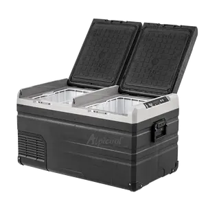 Alpicool TW75 refrigeratore portatile refrigeratore refrigeratore c. C. Plastica campo frigo da viaggio per auto