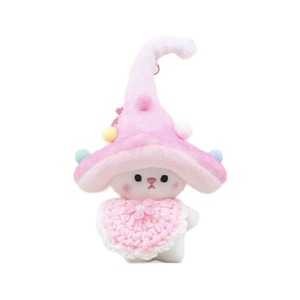 Nouvel Arrivage – Porte-clés Poupée Mini-Elfe en Peluche de 10 cm, Jouet Mignon en Forme de Champignon avec Rembourrage en Coton PP et Anneau Porte-clés - Product Image 1