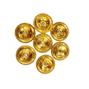 Supporti Galleggianti in Alluminio per Lampade a Olio, Diametro 4cm, Dispositivi di Centraggio Stoppino, Colore Oro, Ecologici, Non Tossici, Durevoli, Facili da Usare - Product Image 1