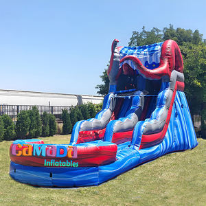 Fabricante de Toboganes Inflables de Alta Calidad en Venta, Tobogán Acuático Inflable, Piscina, Material de PVC, Comercial - Product Image 1