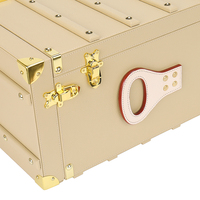 Tiroir d'emballage en forme de luxe avec poignée extra large personnalisé Ensembles de thé en fer blanc Ensemble de boîtes de rangement pour tasses cadeaux de luxe