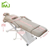 Table de massage électrique pour spa facial, lit de beauté, lit de luxe pour tatouage et extensions de cils
