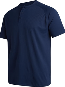 เสื้อยืดแขนสั้นผู้ชาย A6402 ผ้าถักโพลีเอสเตอร์ 100% น้ำหนัก 200 กรัม แบบเรียบสำหรับพิมพ์ลาย - Product Image 3