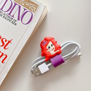 Enrollador de Cable USB de Silicona con Diseño de Dibujos Animados - Product Image 4