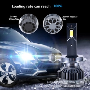 New x5n 24V xe tải Led Đèn Pha-Độ sáng cao 3500lm IP68 bảo vệ không gian nhôm cho auman GTL & Mô hình chung - Product Image 5