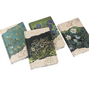 Quaderno con Copertina Rigida Personalizzato con Dipinti di <span class=keywords><strong>Van</strong></span> <span class=keywords><strong>Gogh</strong></span>, 128 Pagine A5, Diario Artistico Estetico, Cancelleria per Ufficio, Regalo - Product Image 1