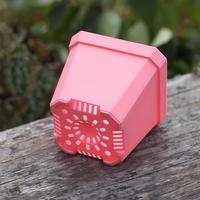 Macetas Cuadradas de 10 cm para Plántulas, Vasos de Plástico para Semilleros, Contenedores para Plantas y Flores, Macetas para Cultivo en Jardín