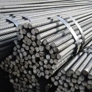 Factory ASTM A615 Q195 Q235 Grade 60 Ss400 HRB400 HRB500 Building Material Iron Rod/Wire/Rebar Steel Bar For Construction
