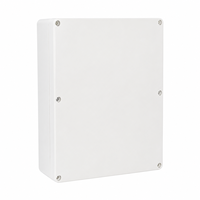 Boîtier d'instrumentation étanche IP65 en plastique transparent pour câblage électrique 290x210x80mm PJB069
